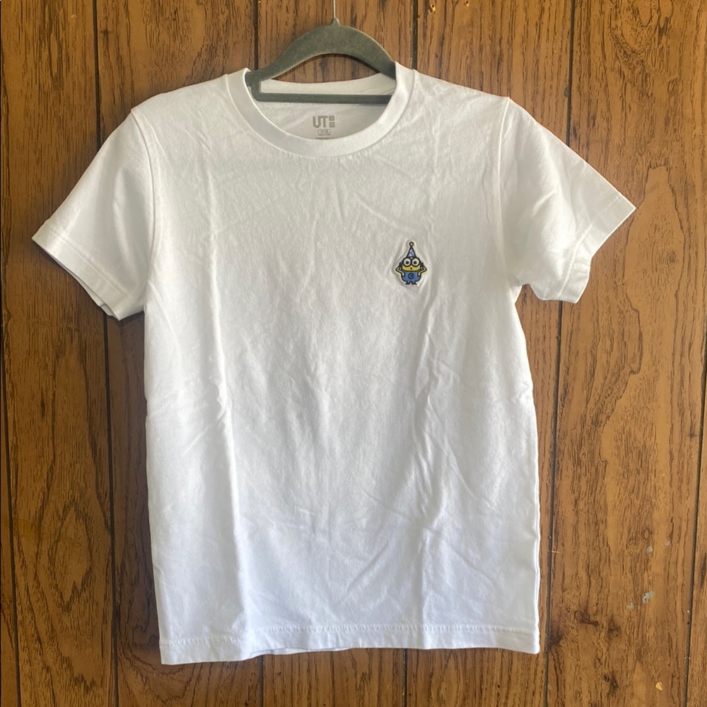 Uniqlo x Despicable Me White Short Sleeve Tee Classic Crew Neck